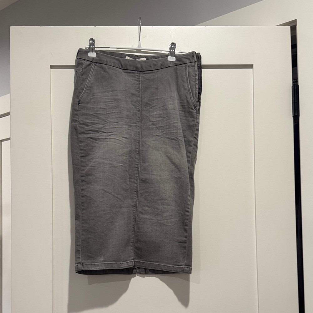 Zara Gray Pencil Skirt
